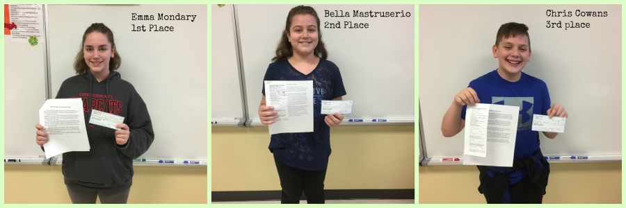 Patriot Pen Essay Winners